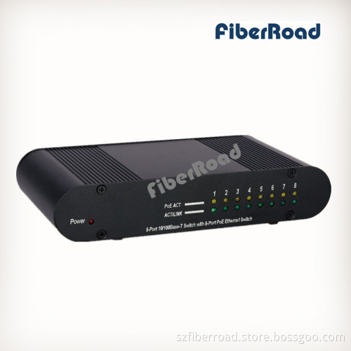8-Port 10/100base-T Poe Switch, 8-Port Poe Ethernet Switch